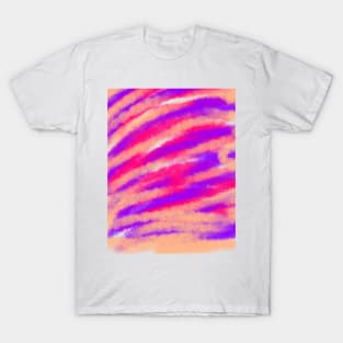 Purple Red watercolor art design T-Shirt